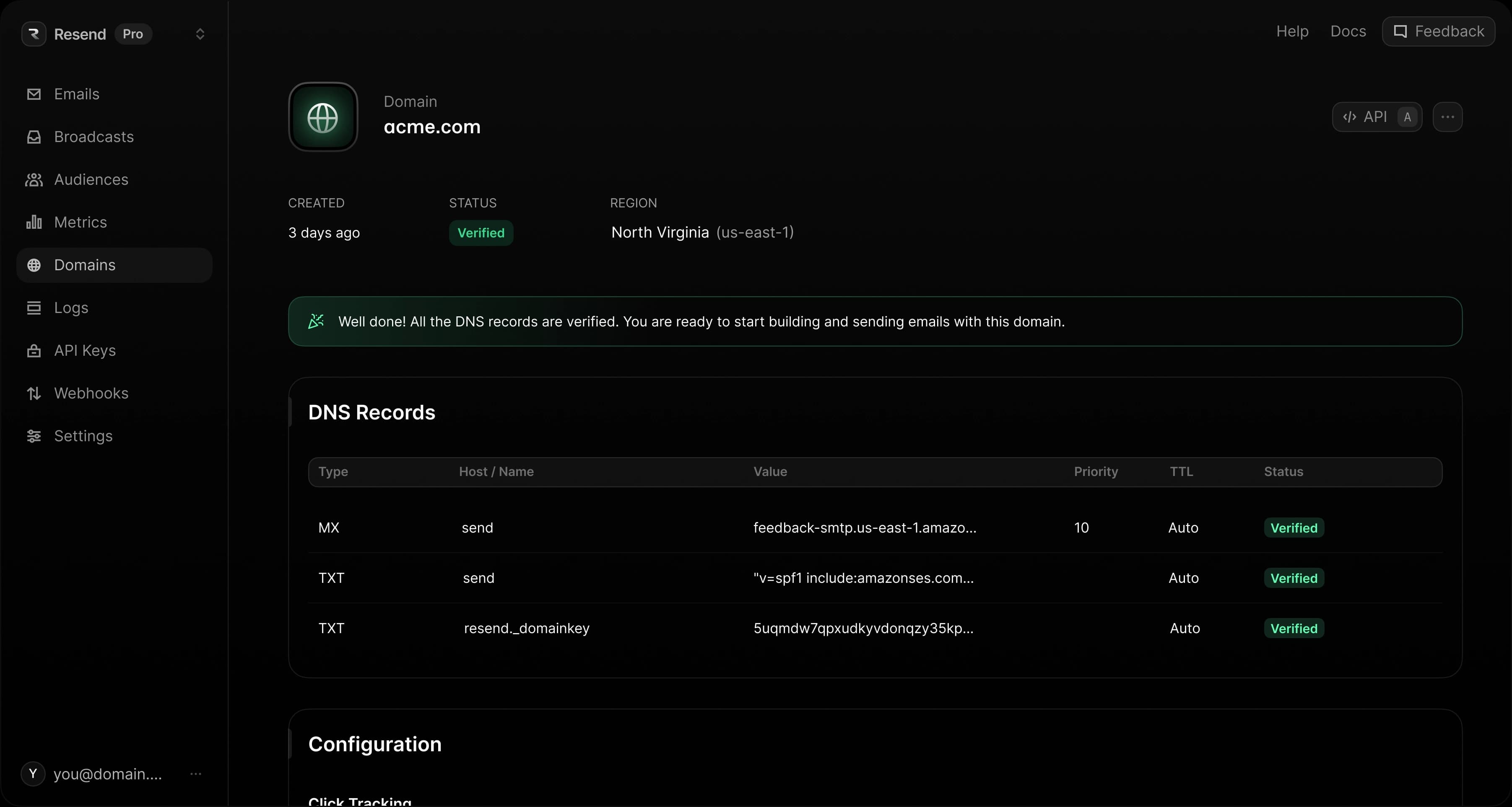 Business Info / FAQs Editor Dashboard